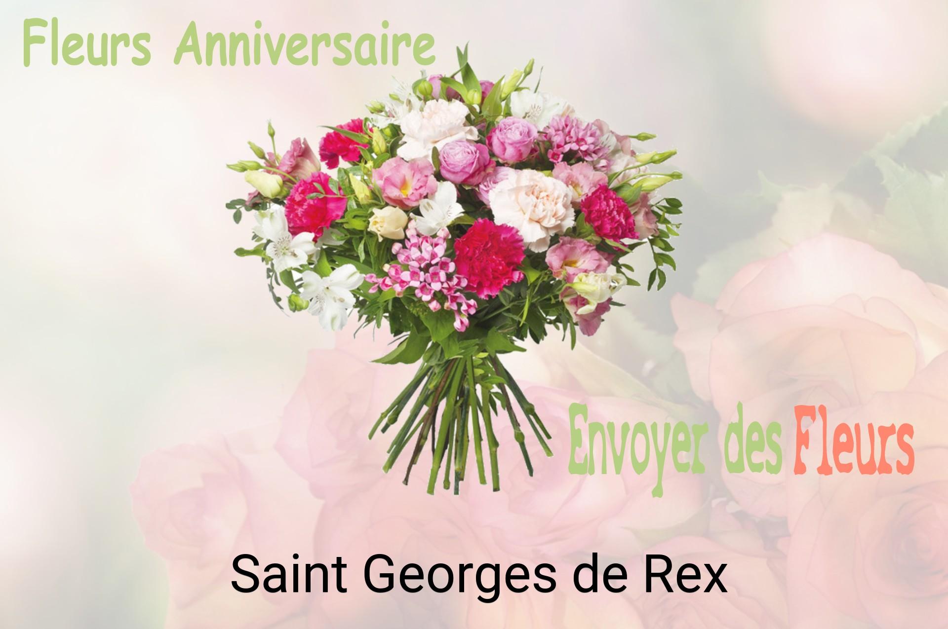 Bouquet de fleurs d’anniversaire livré à Saint-Georges-de-Rex